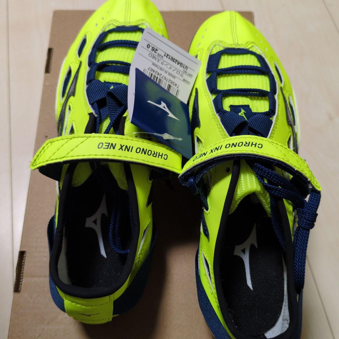 【新品】MIZUNOミズノ　クロノインクスネオ　陸上　短距離　スパイク