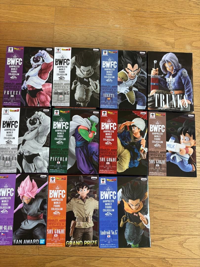 ワンピース　ドラゴンボール　BWFCフィギュアまとめ売り