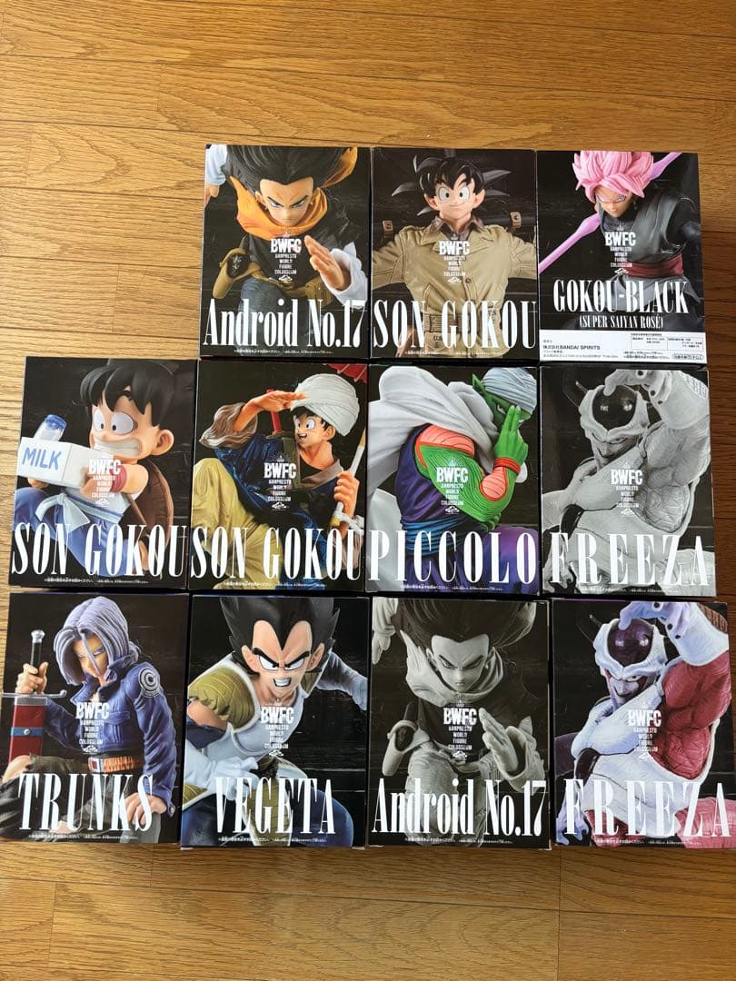 ワンピース　ドラゴンボール　BWFCフィギュアまとめ売り
