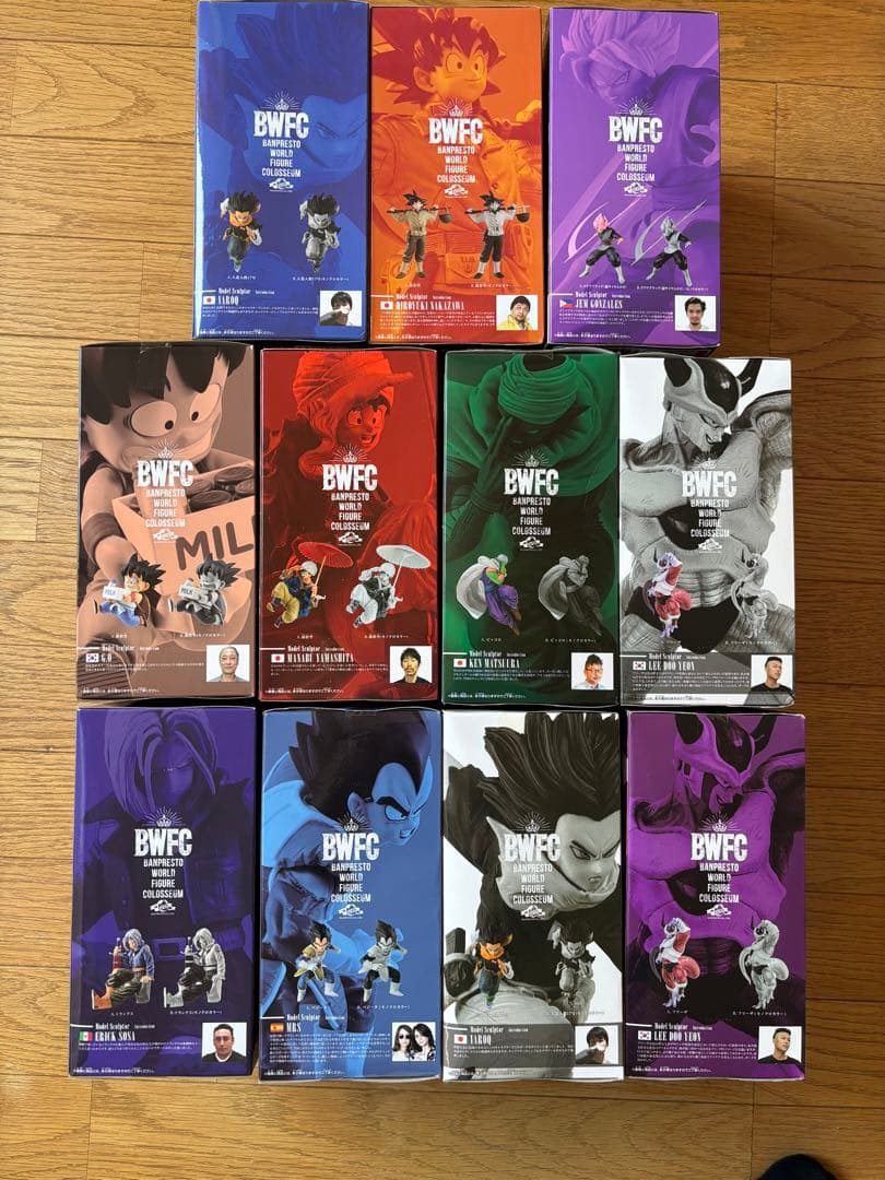 ワンピース　ドラゴンボール　BWFCフィギュアまとめ売り