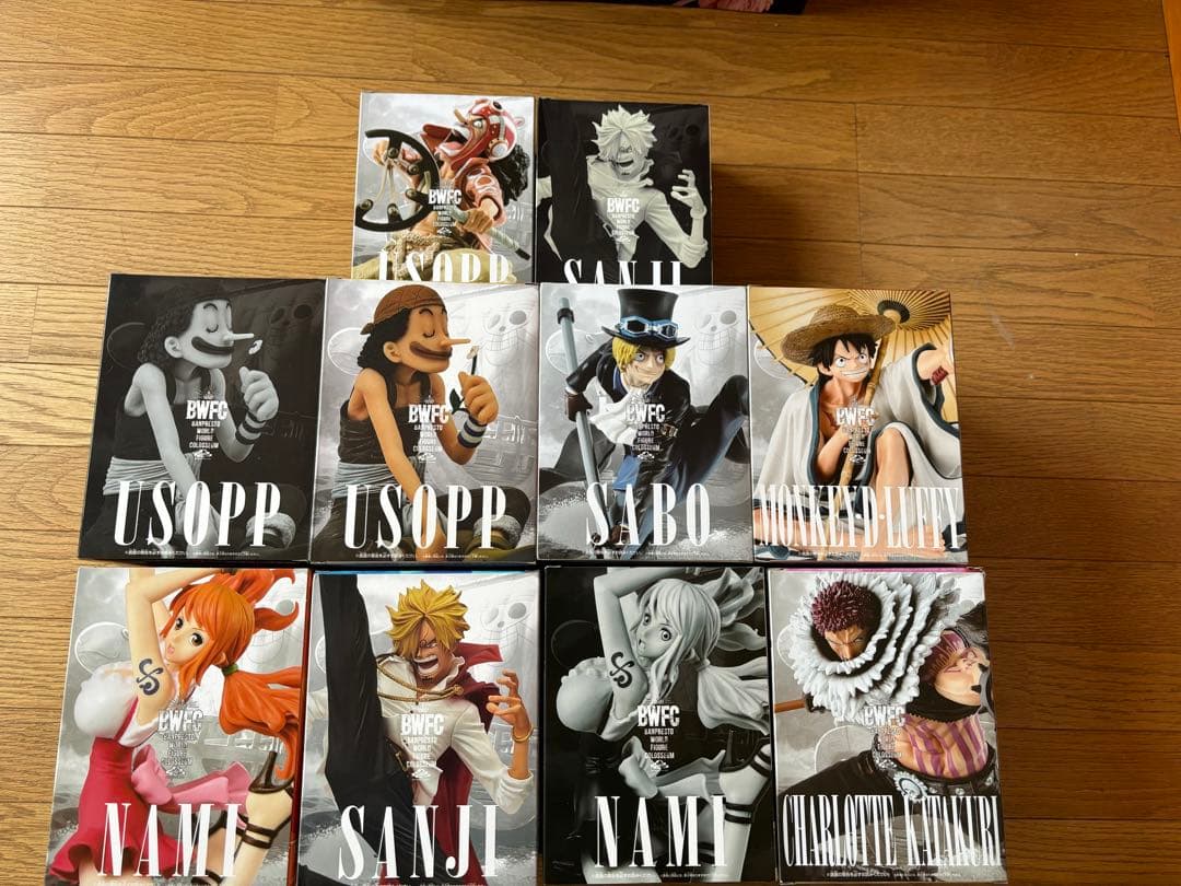ワンピース　ドラゴンボール　BWFCフィギュアまとめ売り