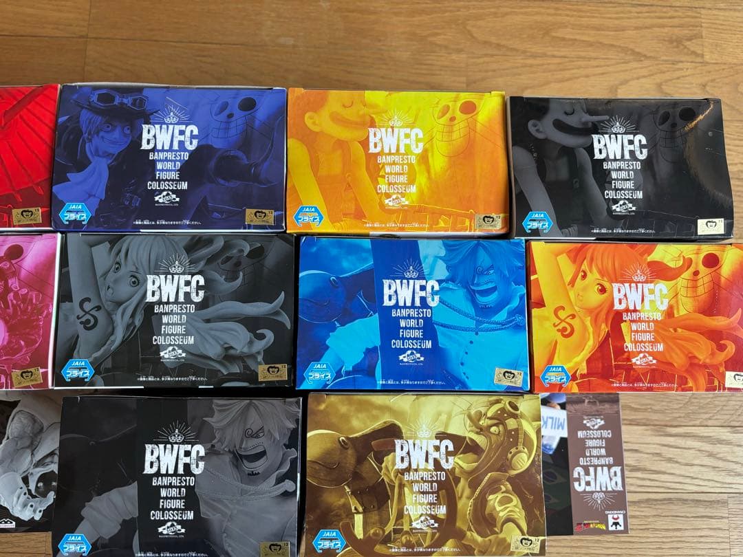 ワンピース　ドラゴンボール　BWFCフィギュアまとめ売り