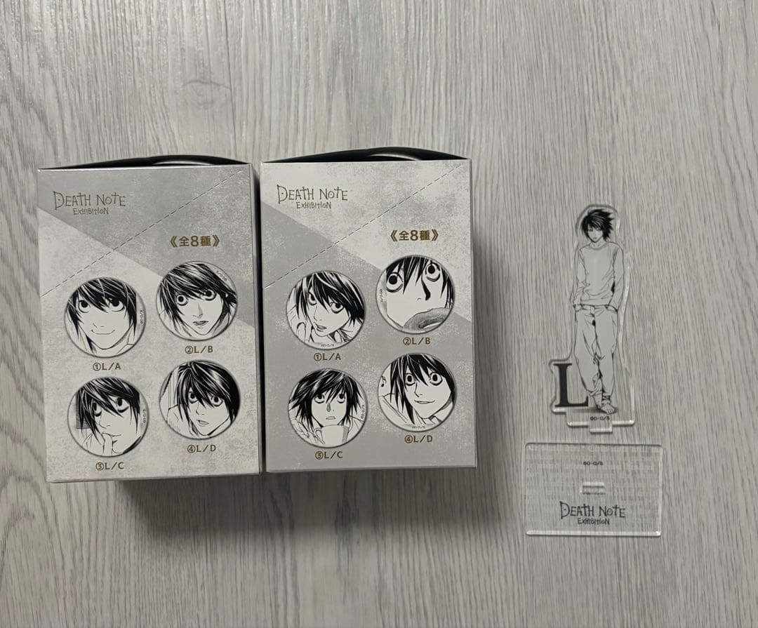 デスノート DEATHNOTE L 缶バッジ デスノート展