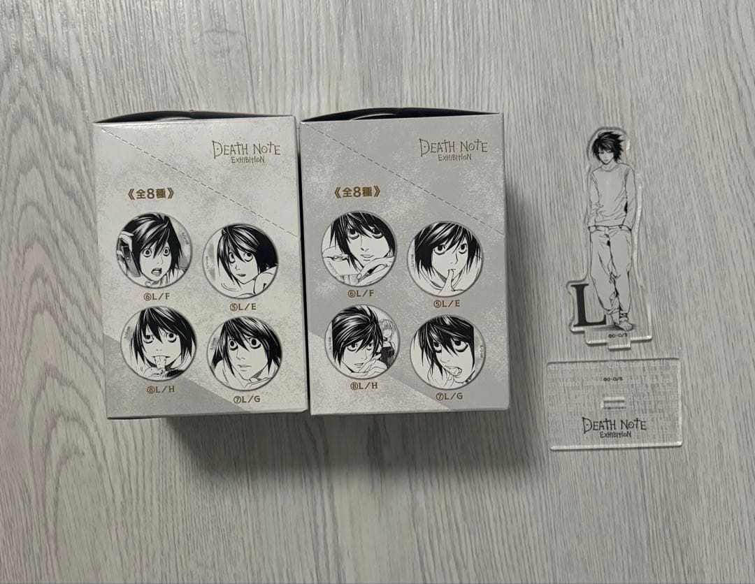 デスノート DEATHNOTE L 缶バッジ デスノート展