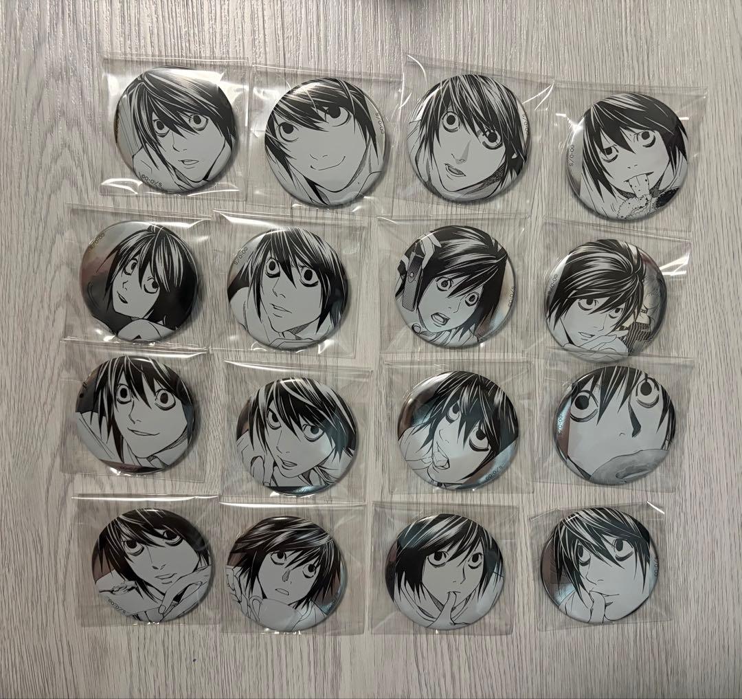 デスノート DEATHNOTE L 缶バッジ デスノート展