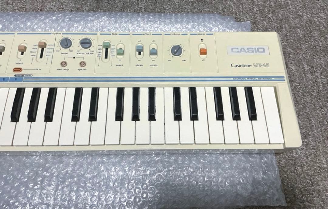 Casio MT-45☆カシオトーン初期モデル☆グッドデザイン賞受賞品☆