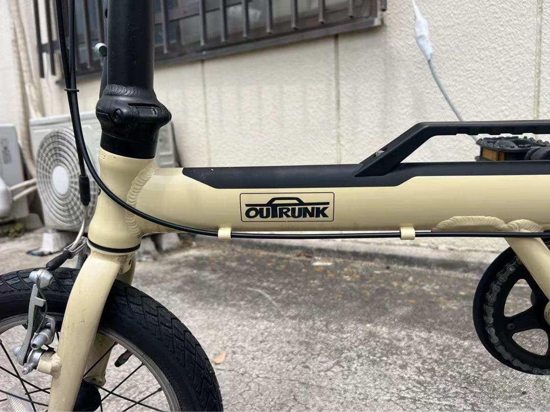 272 OUTRUNK 14インチ ハンドル折り畳み自転車 ミニベロ