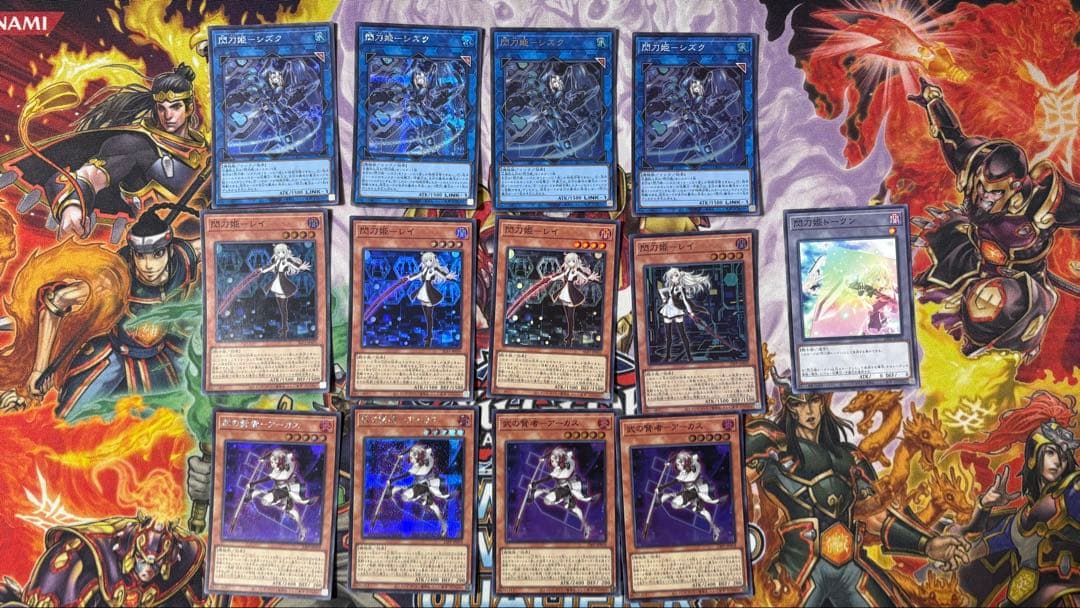 遊戯王OCG 閃刀姫 デッキ　スリーブ&おまけ付き