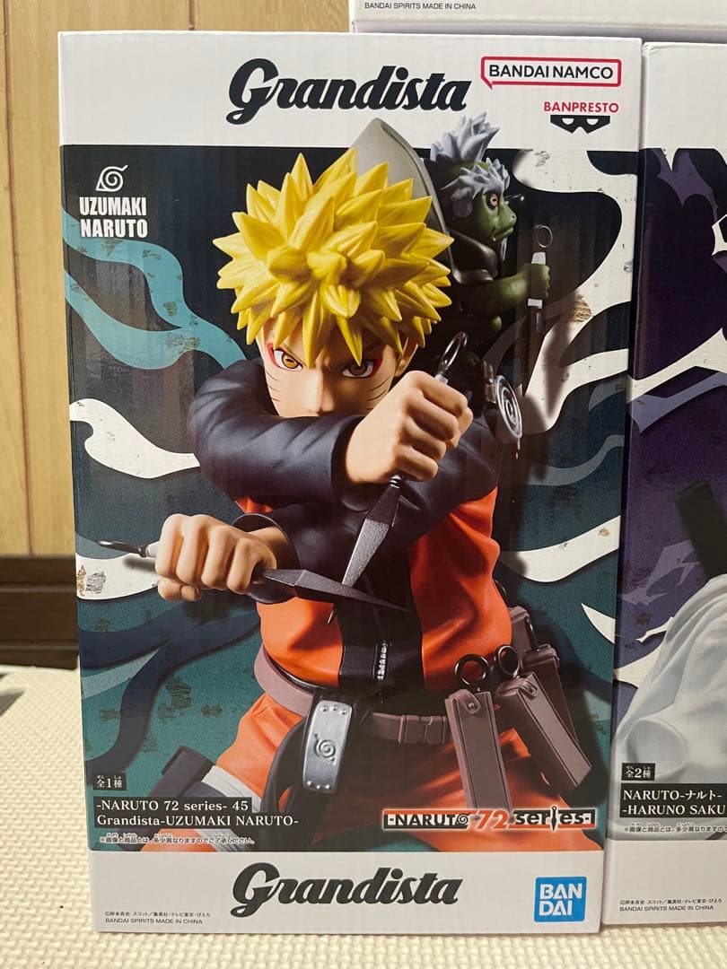 Grandista フィギュアセット ナルト・サスケ・サクラ　５点まとめ