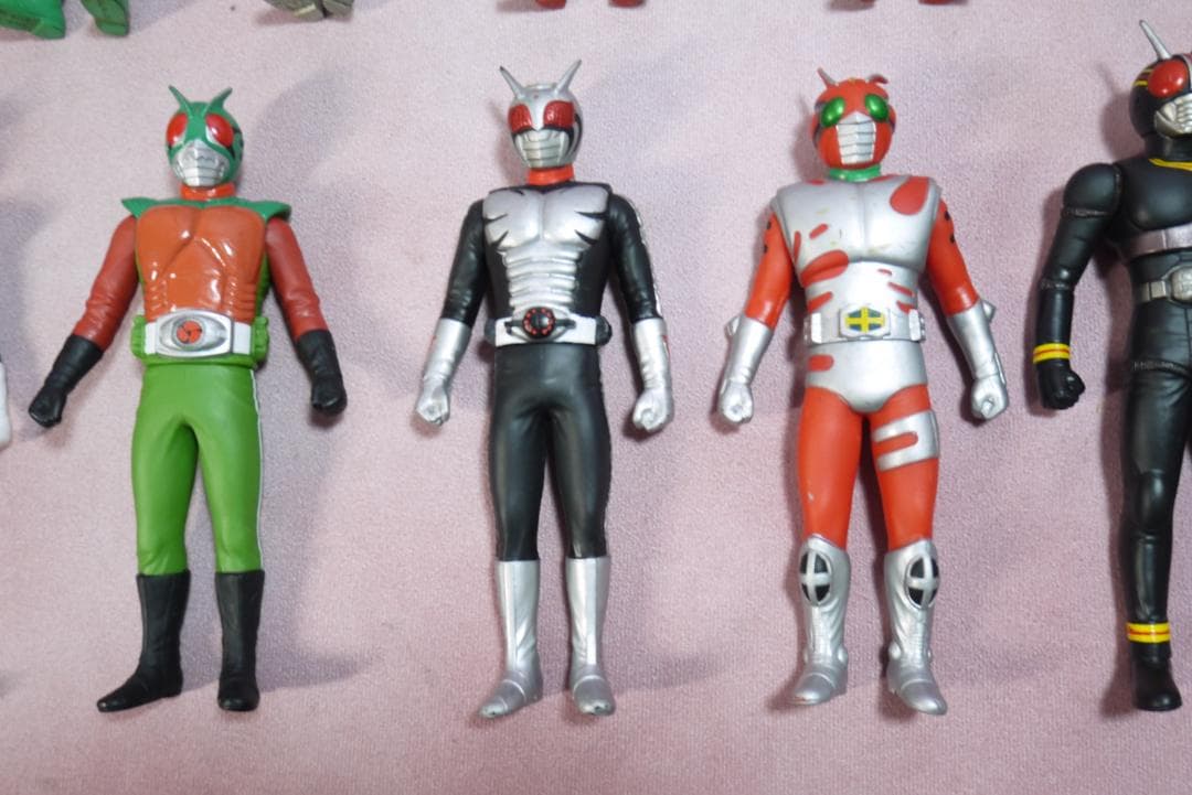 レジェンドライダーシリーズ　昭和もの　ソフビ　13体