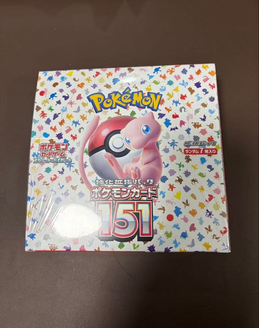 新品未開封シュリンク有　ポケモンカード151 BOX① ポケセンオンライン