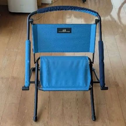 小川テント ogawa ハイ&ロー2ウェイチェア 中古　ブルー×ネイビー