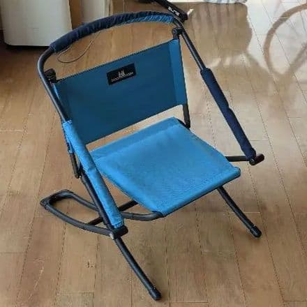 小川テント ogawa ハイ&ロー2ウェイチェア 中古　ブルー×ネイビー