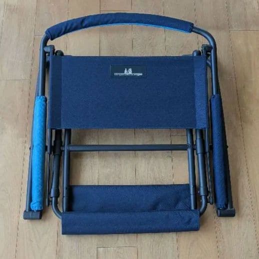 小川テント ogawa ハイ&ロー2ウェイチェア 中古　ブルー×ネイビー