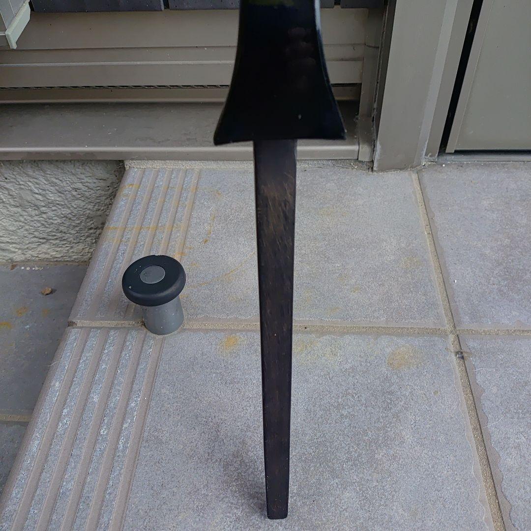 沖縄三線　黒木　棹単体　真壁型　463g　古き貴重な黒木