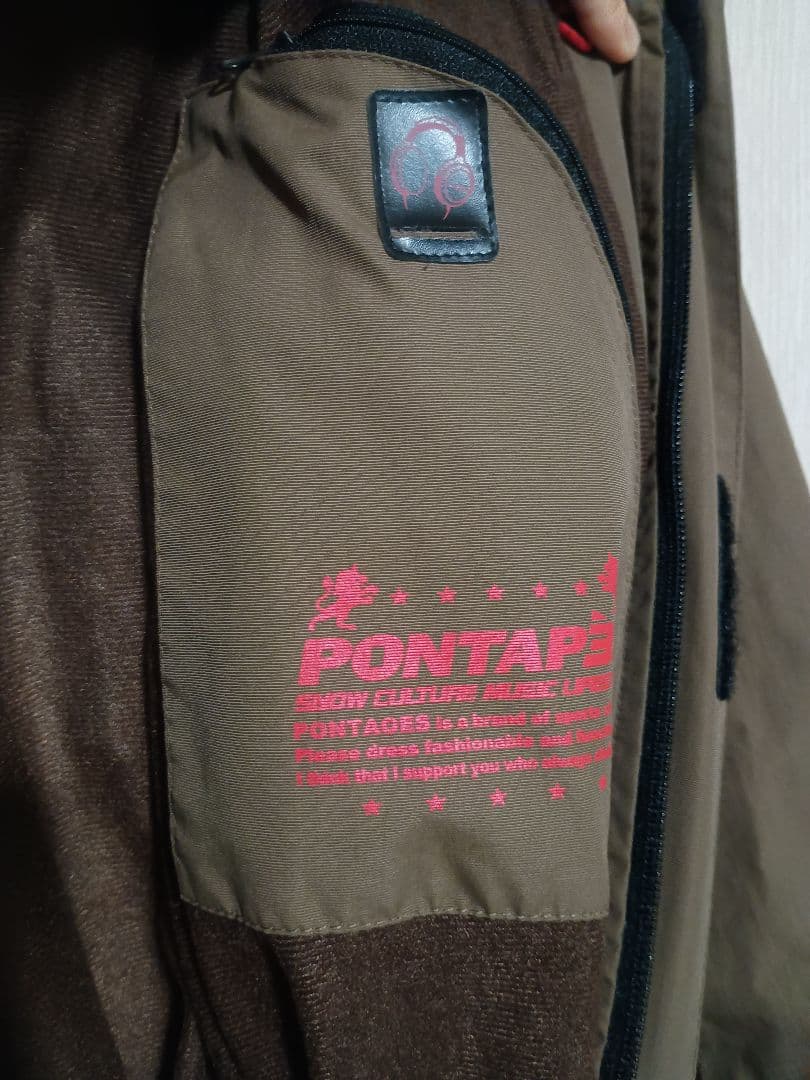 【美品】PONTAPES スキーウェア ツナギ スノーボードウェア ポンタペス
