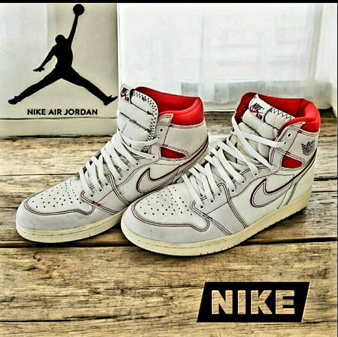 NIKEエアジョーダンレトロOGファントム/University Red29.0