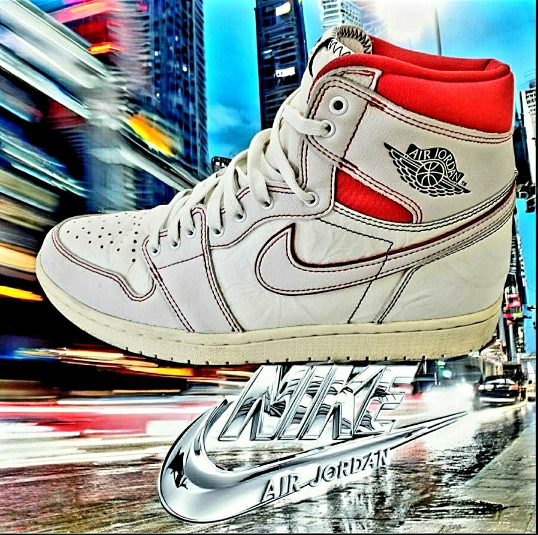 NIKEエアジョーダンレトロOGファントム/University Red29.0