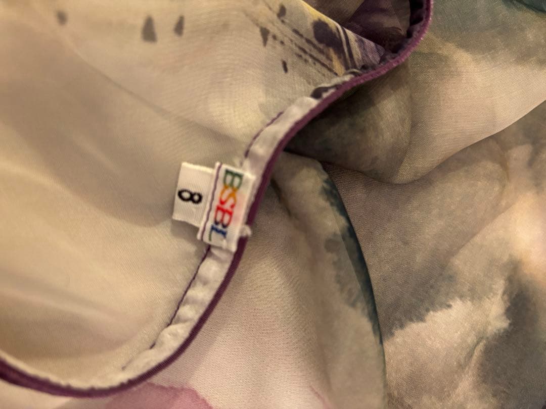BSBLバレエスカート水彩画風花柄✨美品✨