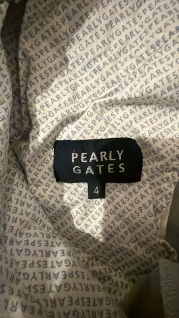 PEARLY GATES グレー スリムフィットパンツ サイズ4