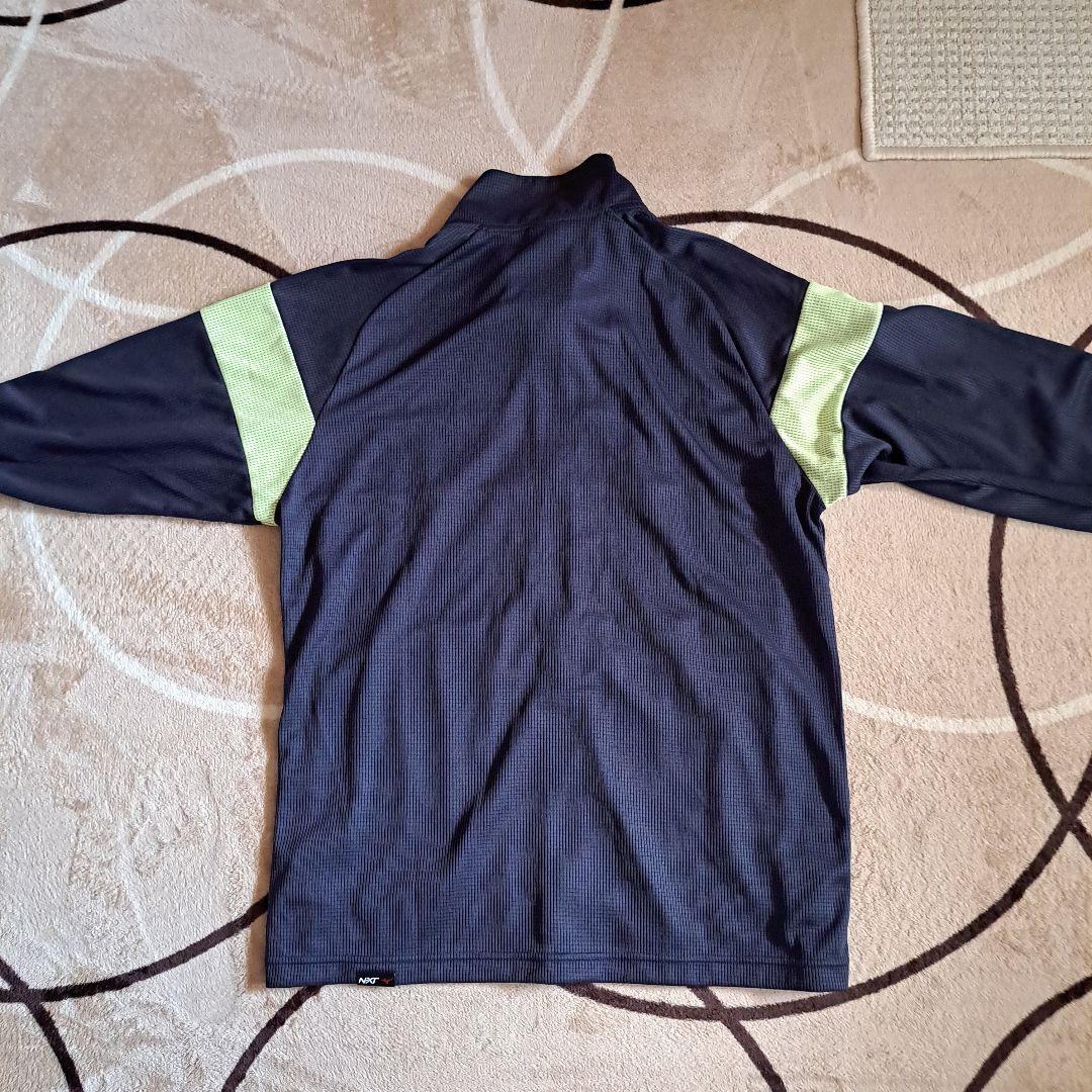 Mizuno NXT 2XL ジップアップジャケット ネイビー/ライム