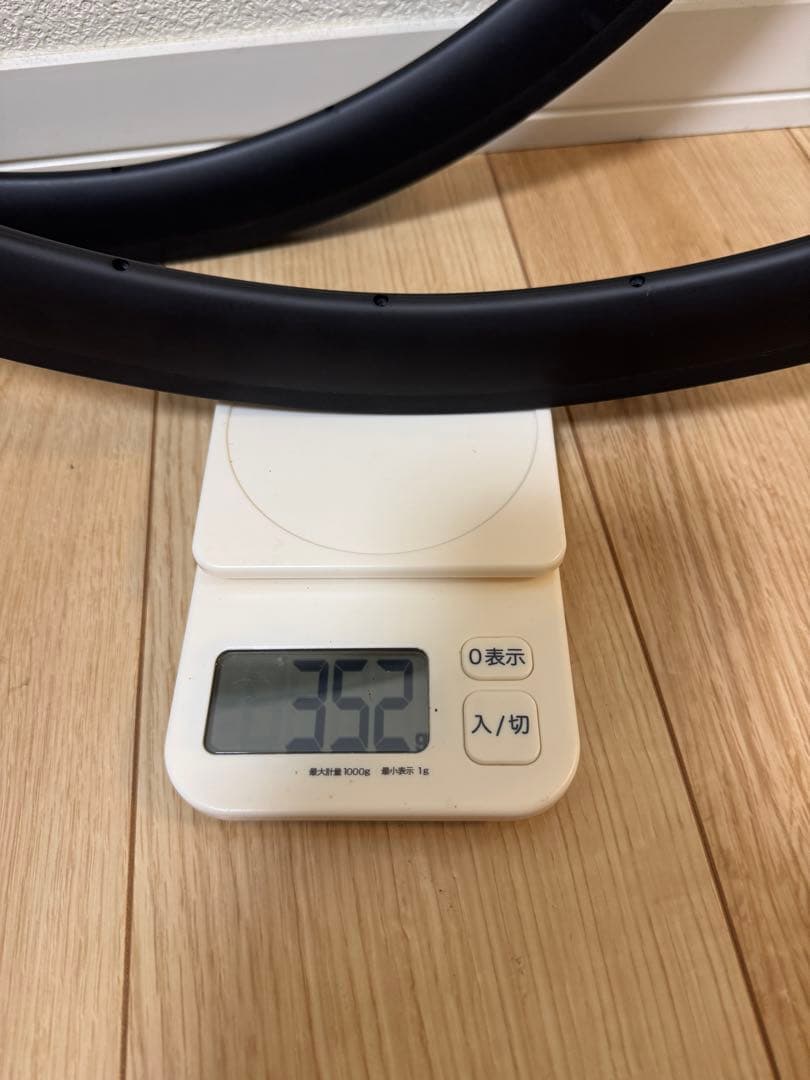 カーボンリム　前後セット　リムブレーキ　チューブラー　38mm 20H/24H