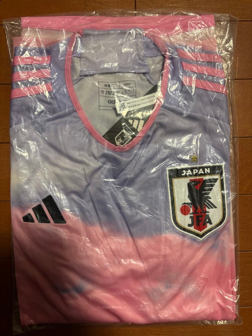 なでしこジャパン 日本女子アウェイユニフォーム adidas正規品 ピンク LL
