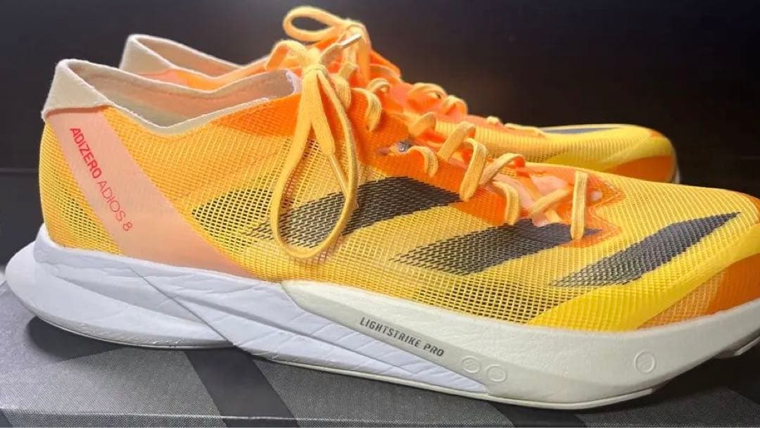 【美品】adidas ADIZERO JAPAN 8 アディゼロ 27.5cm