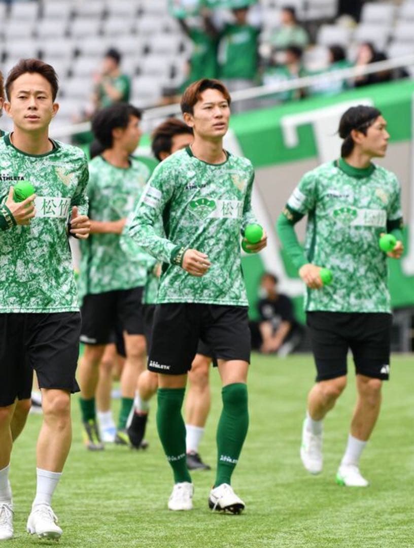 東京ヴェルディ　プラクティスシャツ　プラシャツ　長袖　アスレタ　練習着