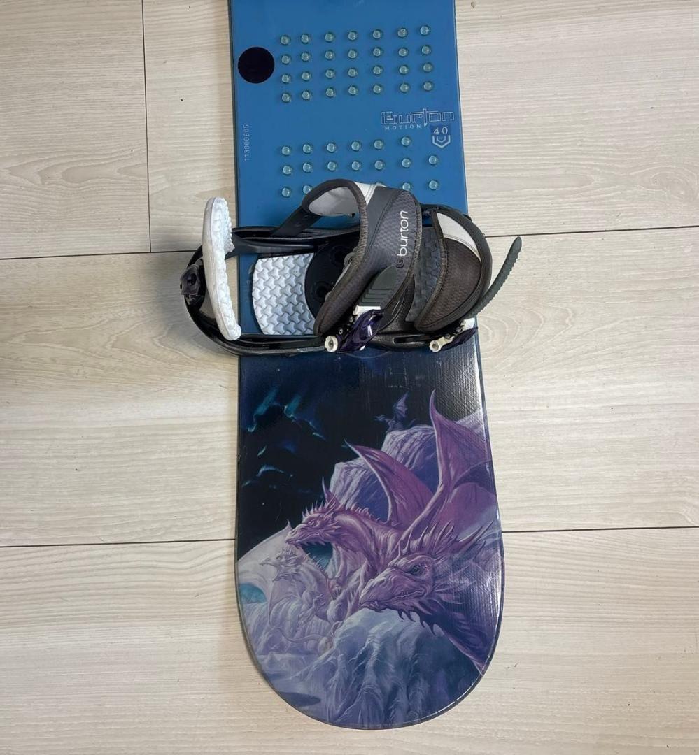 【良品】BURTON レディース スノーボード 3点セット 140㎝ 23.0㎝
