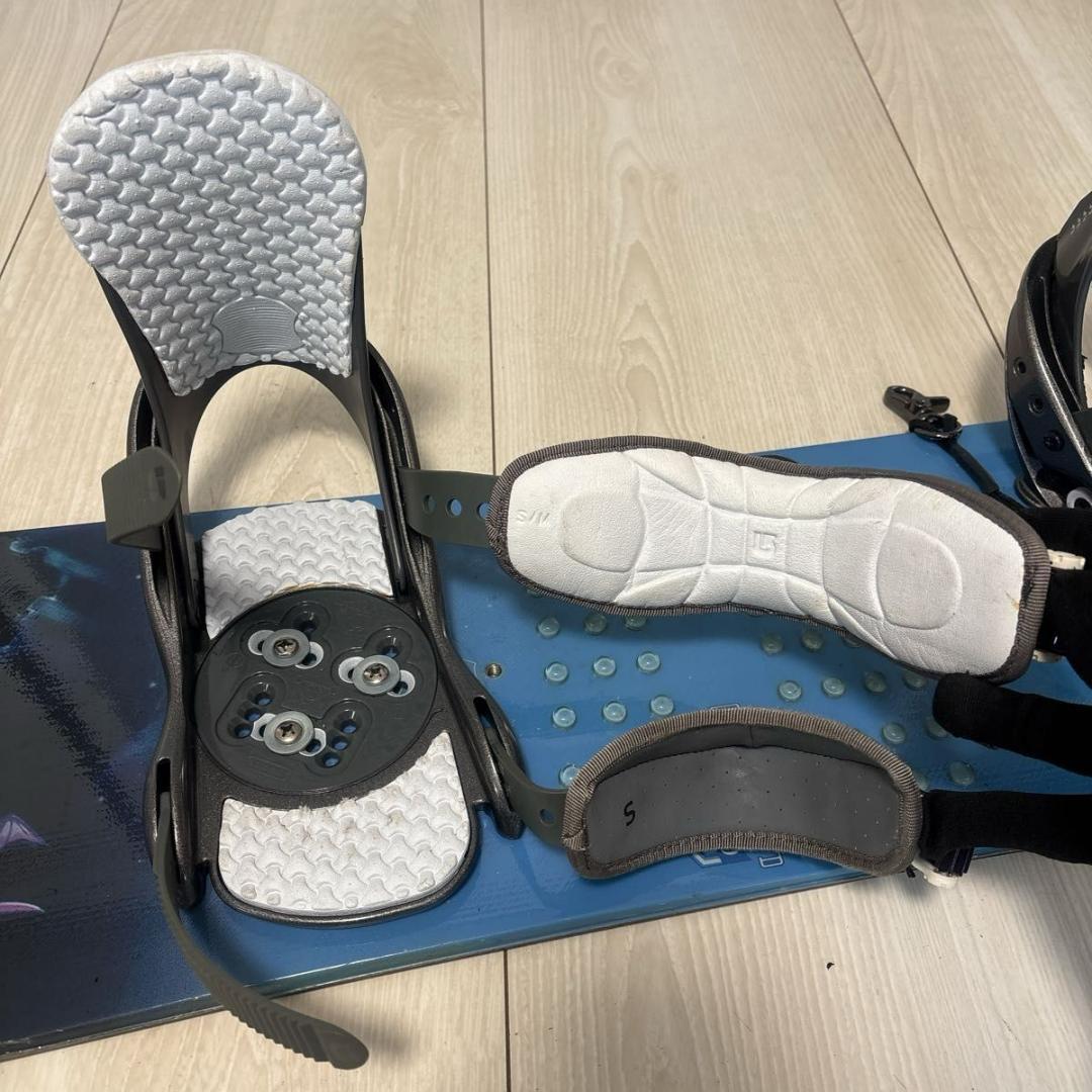 【良品】BURTON レディース スノーボード 3点セット 140㎝ 23.0㎝