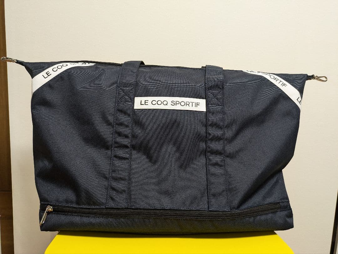 LE COQ SPORTIF GOLF 2層式ボストンバッグ ネイビー　新品