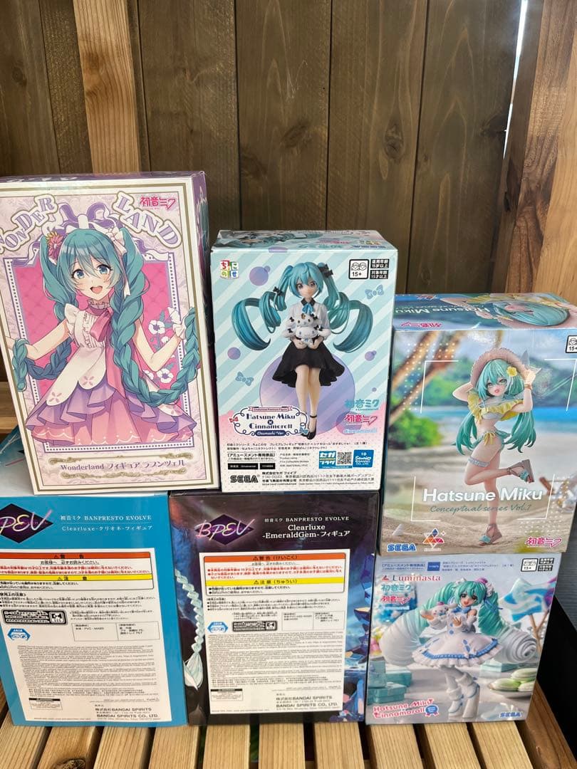 【新品未開封】初音ミク フィギュア 6点セット SEGA バンプレスト