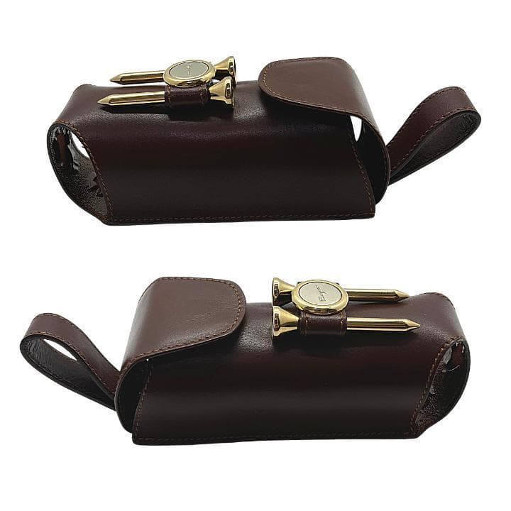 Ferragamo　フェラガモ ゴルフボールケース　ブラウン
