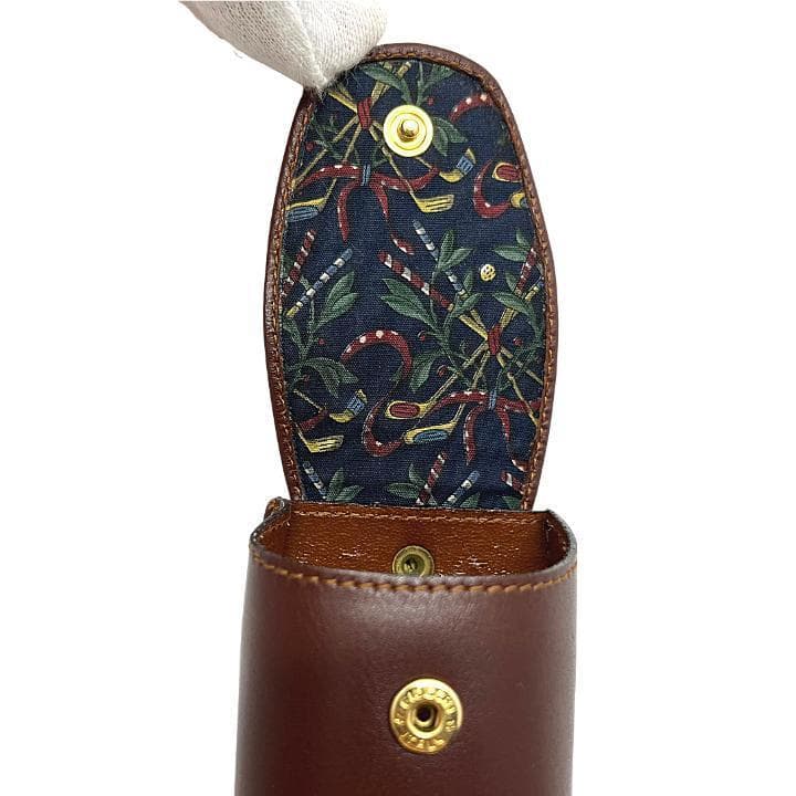 Ferragamo　フェラガモ ゴルフボールケース　ブラウン