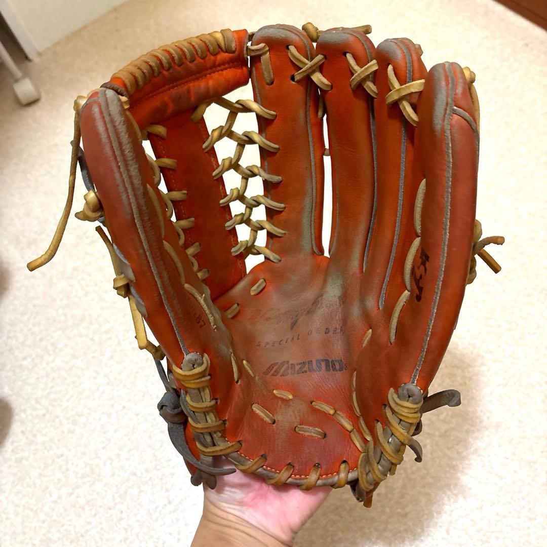野球グローブ　ミズノ ビッグM 外野用 軟式可 ビクトリーステージ 湯揉み