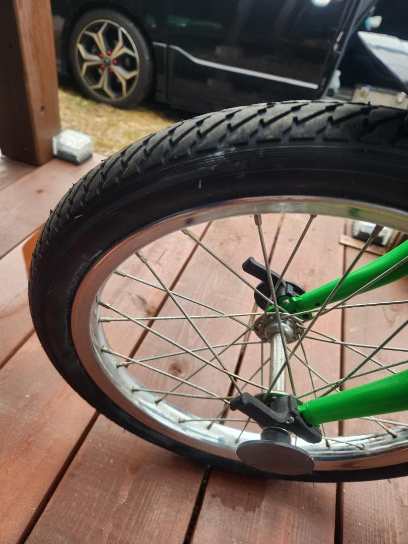 美品 SCOOMA スクーマ 折りたたみ自転車 16インチ 緑 レトロ