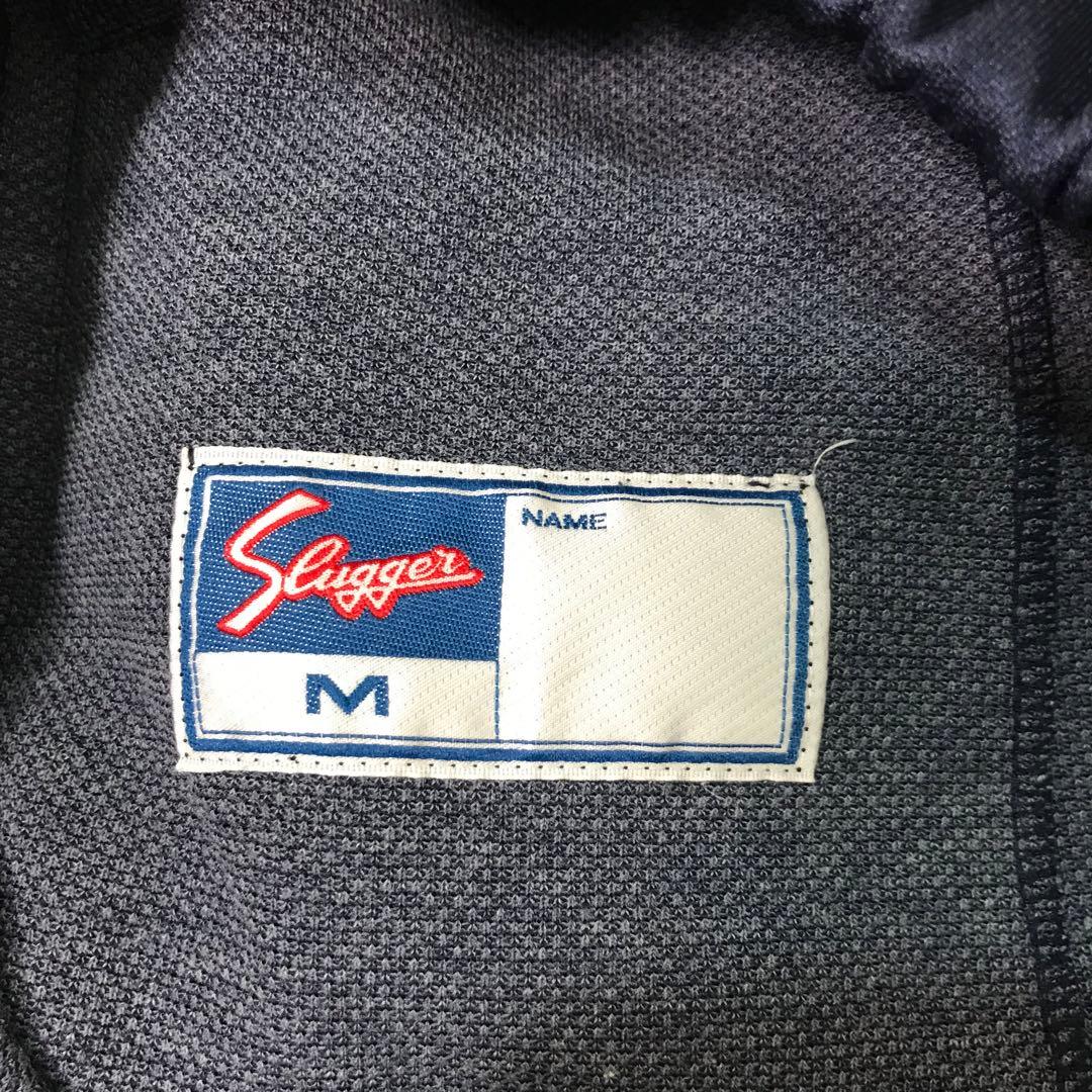 久保田スラッガー　ジャージ　上下セットアップ　野球　刺繍　ネイビー　日本製
