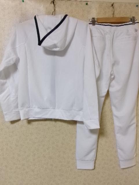 104243　callaway キャロウェイ　ジャージ上下　白　サイズM