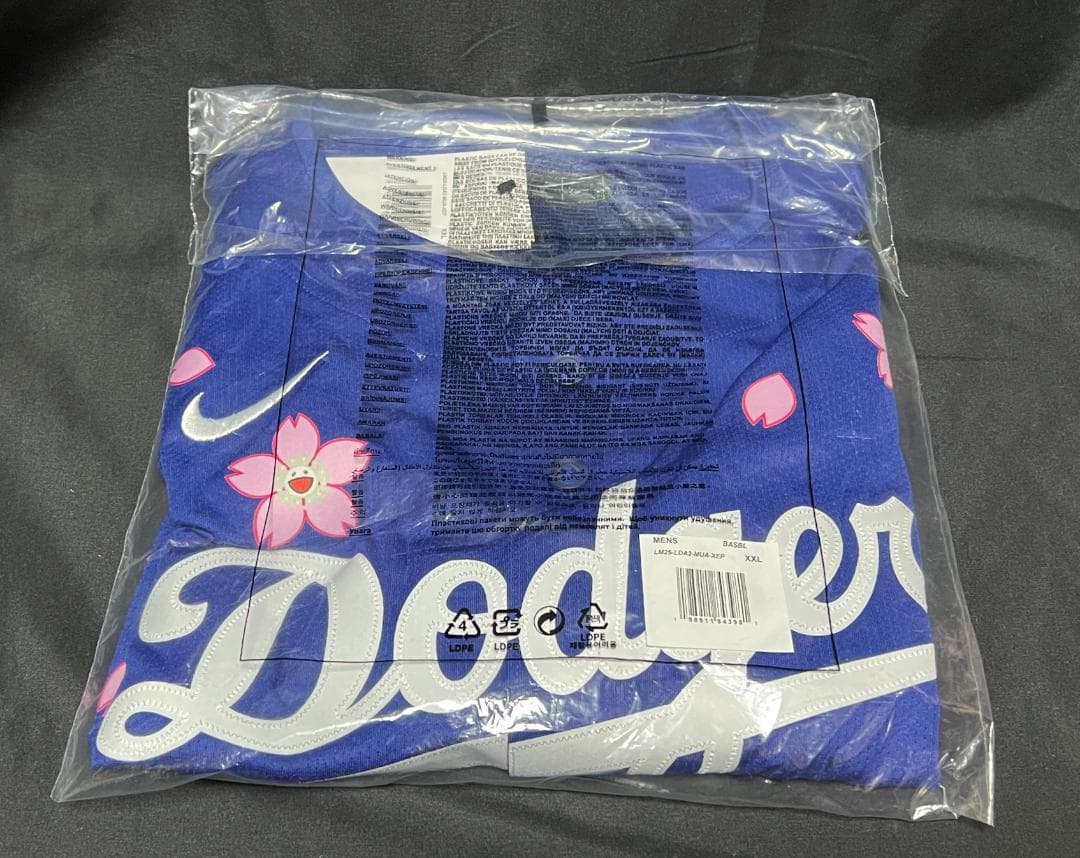 希少　村上隆 MLB Dodgers Tokyo Away Jersey XXL
