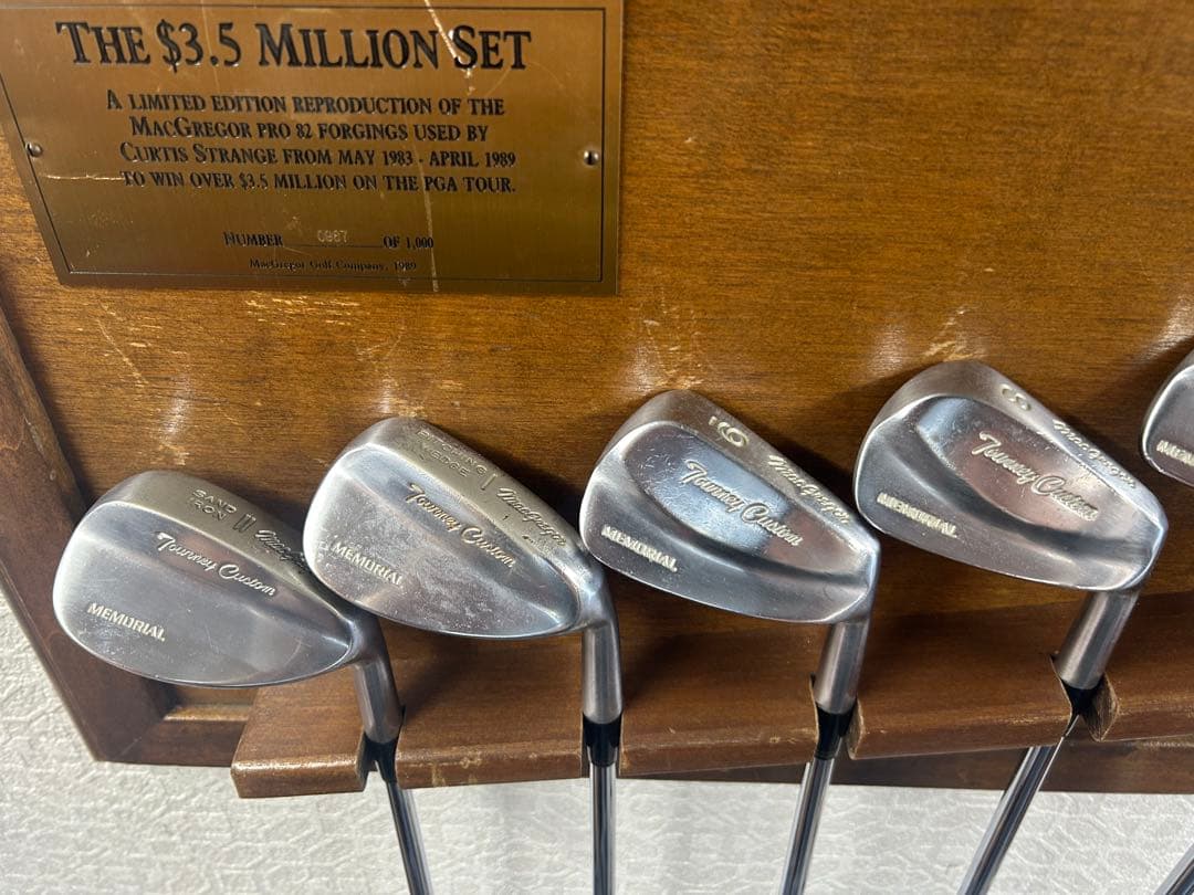 ビンテージ希少品MacGregor ターニーカスタム メモリアルモデル アイアン