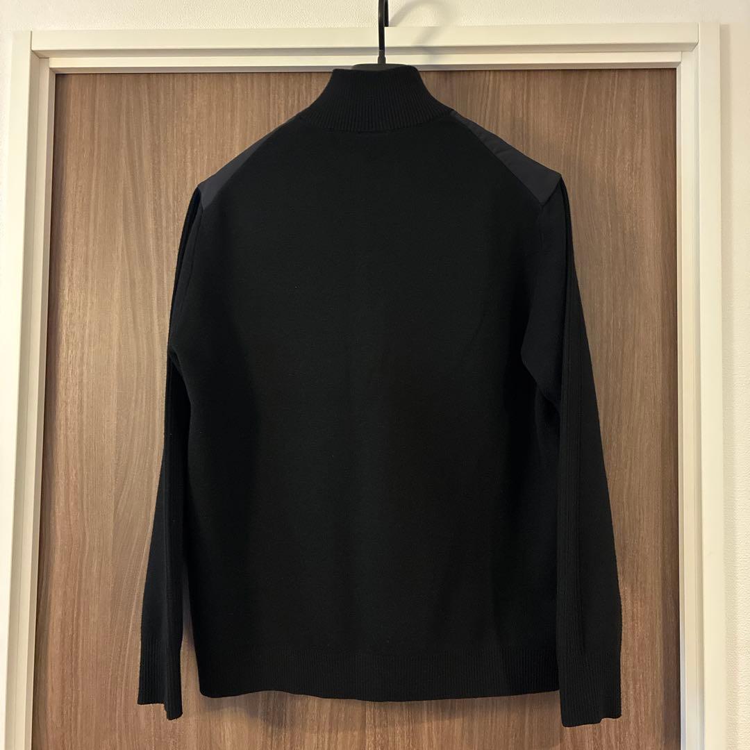 【美品】DESCENTE GOLF ウール混 フルジップ セーター M