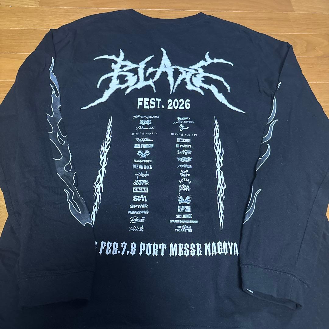 BLARE FEST 2026 ロンT Mサイズ coldrain