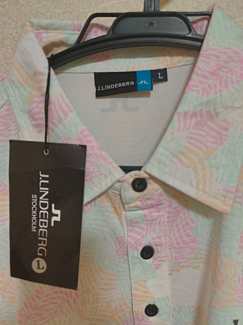 J.Lindeberg ゴルフシャツ Lサイズ 新品タグ付き