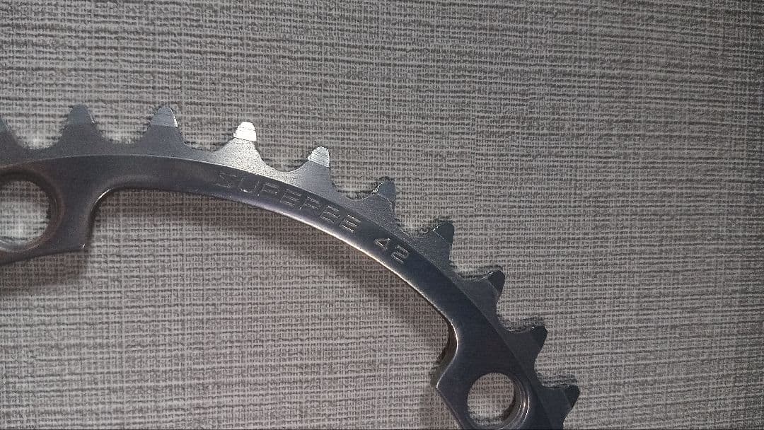 PCD144 SUNTOUR SUPERBE チェーンリング42Tサンツアー薄歯
