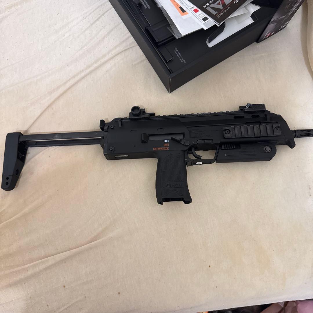 東京マルイ製 MP7A1 サブマシンガン バッテリー付き サバゲー 18禁 黒