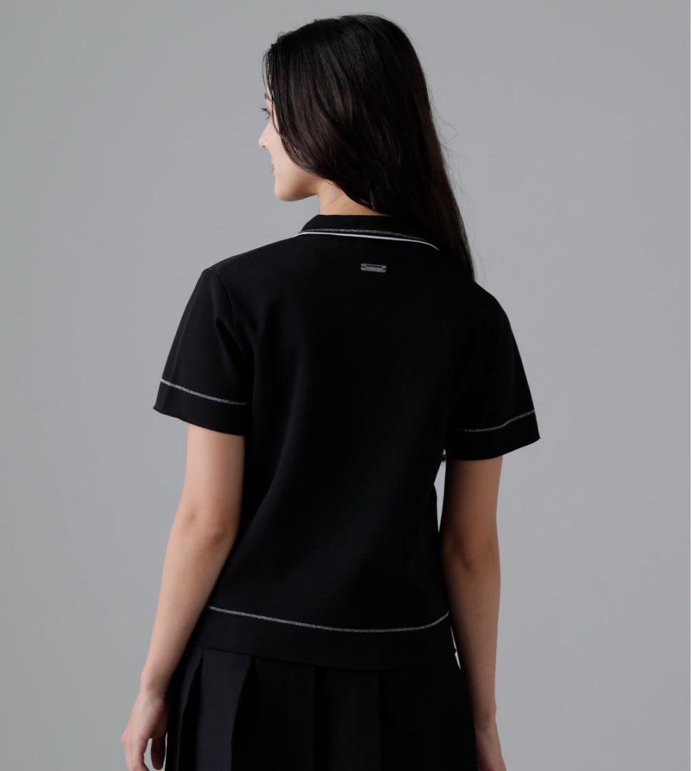 St Andrews ブラック ポロシャツ L