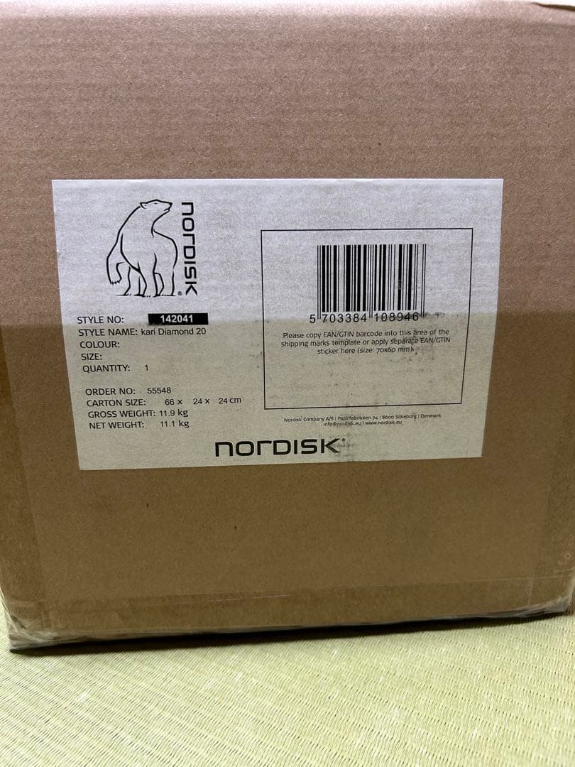 【未使用品】Nordisk ノルディスク カーリ ダイヤモンド 20 タープ