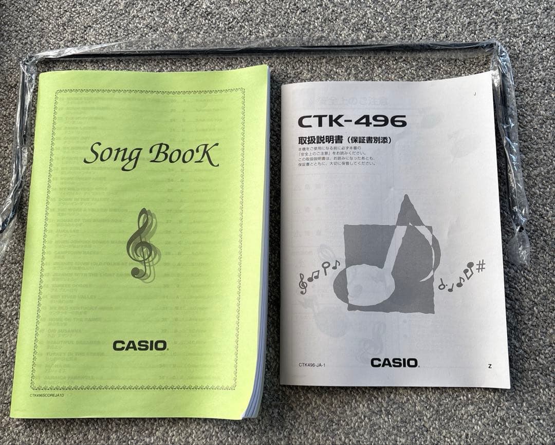 CASIO CTK-496 電子ピアノ、キーボード