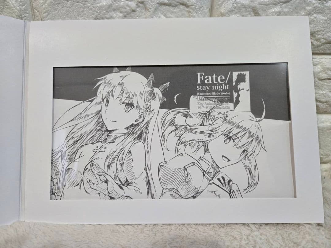 Fate/stay night [UBW]c88キャラクター原画集セイバー&凛